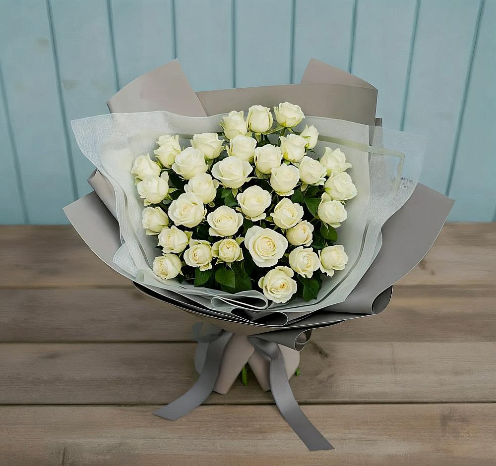 Букет Белоснежная нежность в Зубово Республика Башкортостан