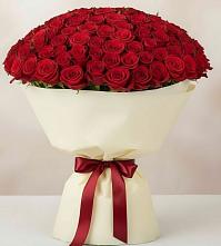 Букет 101 Красная роза Милано в Зубово Республика Башкортостан