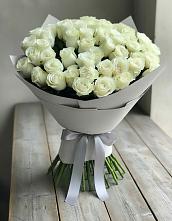 Букет 35 Белых роз в Зубово Республика Башкортостан