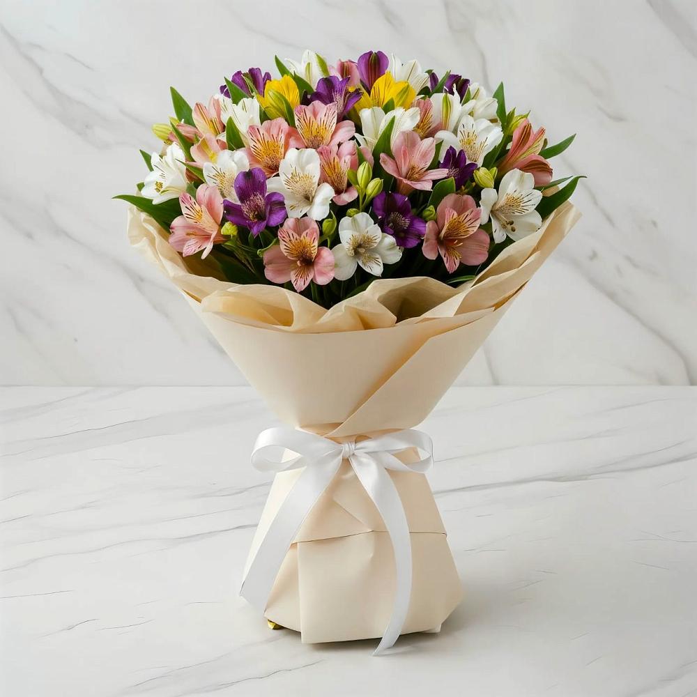 Букет цветов из: Альстромерии в Зубово Республика Башкортостан