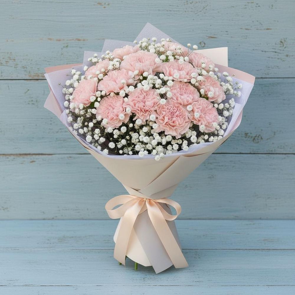 Букет цветов из: Гвоздики в Зубово Республика Башкортостан