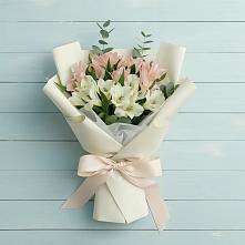 Букет цветов из:  Альстромерии в Зубово Республика Башкортостан