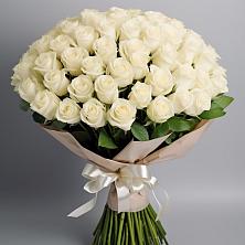 Букет 101 беля роза Белоснежка в Зубово Республика Башкортостан