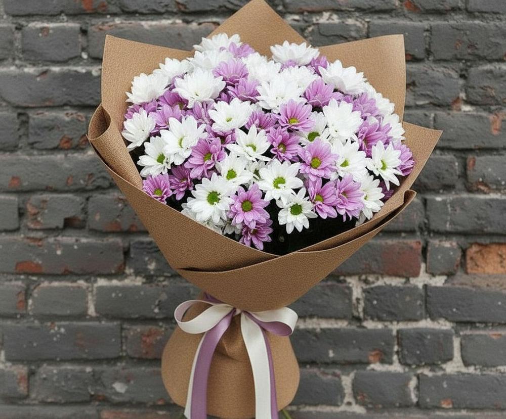 Букет цветов из: Хризантемы в Зубово Республика Башкортостан