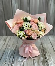 Букет цветов из:  Гвоздики, Розы и Хризантемы #REPLACE_PRED# Зубово Республика Башкортостан