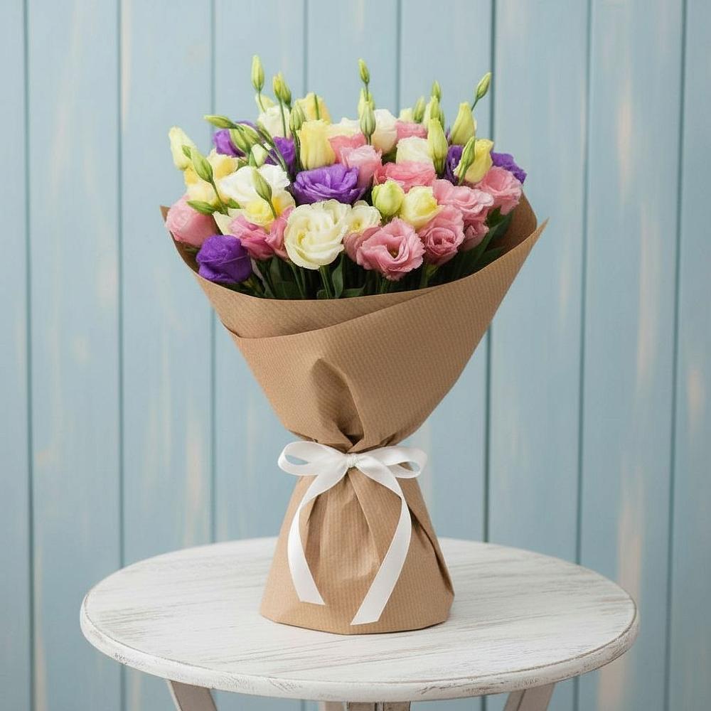 Букет цветов из: Лизиантусы в Зубово Республика Башкортостан