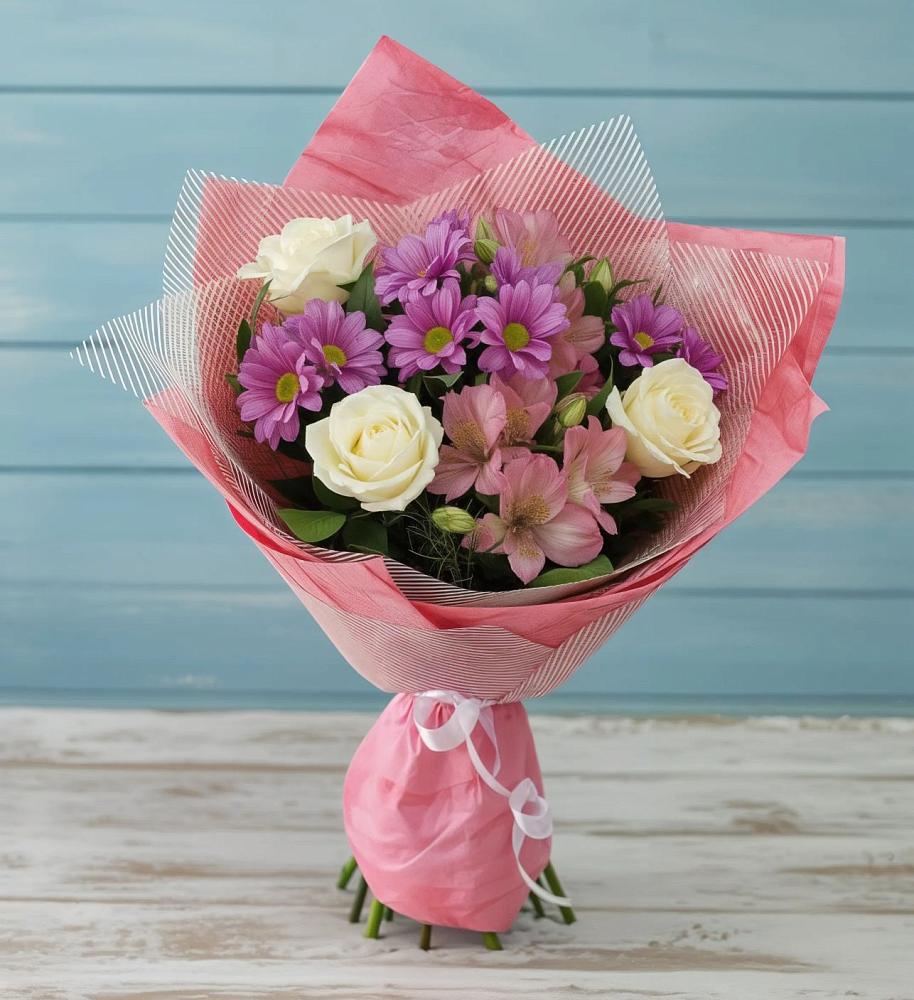 Букет цветов из: Герберы в Зубово Республика Башкортостан