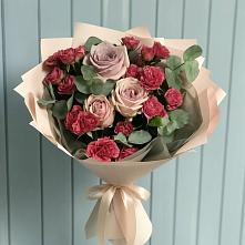 Букет цветов из:  Гвоздики и Розы #REPLACE_PRED# Зубово Республика Башкортостан