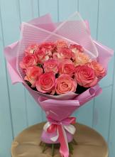 Букет 15 Розовых роз Равель #REPLACE_PRED# Зубово Республика Башкортостан