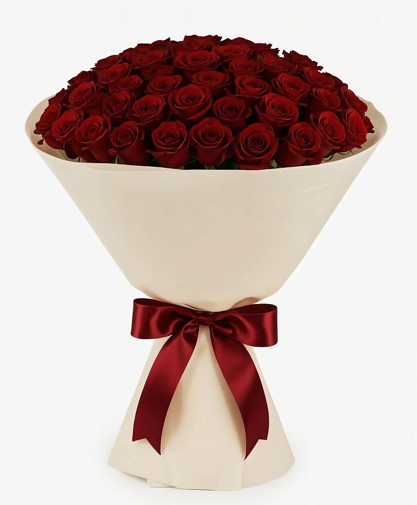 Букет 101 Бордовая роза Блэк Бакарра в Зубово Республика Башкортостан