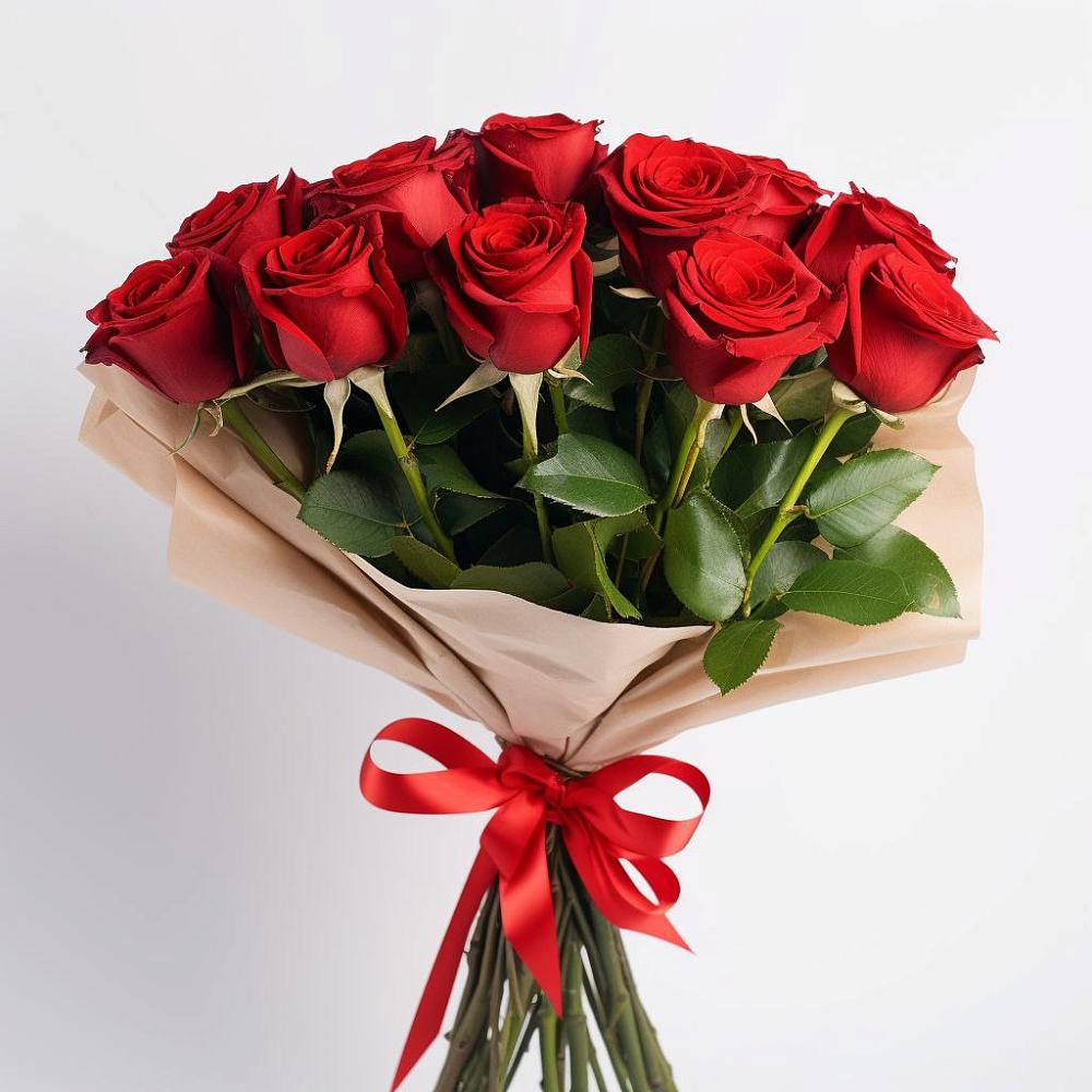 Букет 11 Красных роз Эдлесс Лав в Зубово Республика Башкортостан