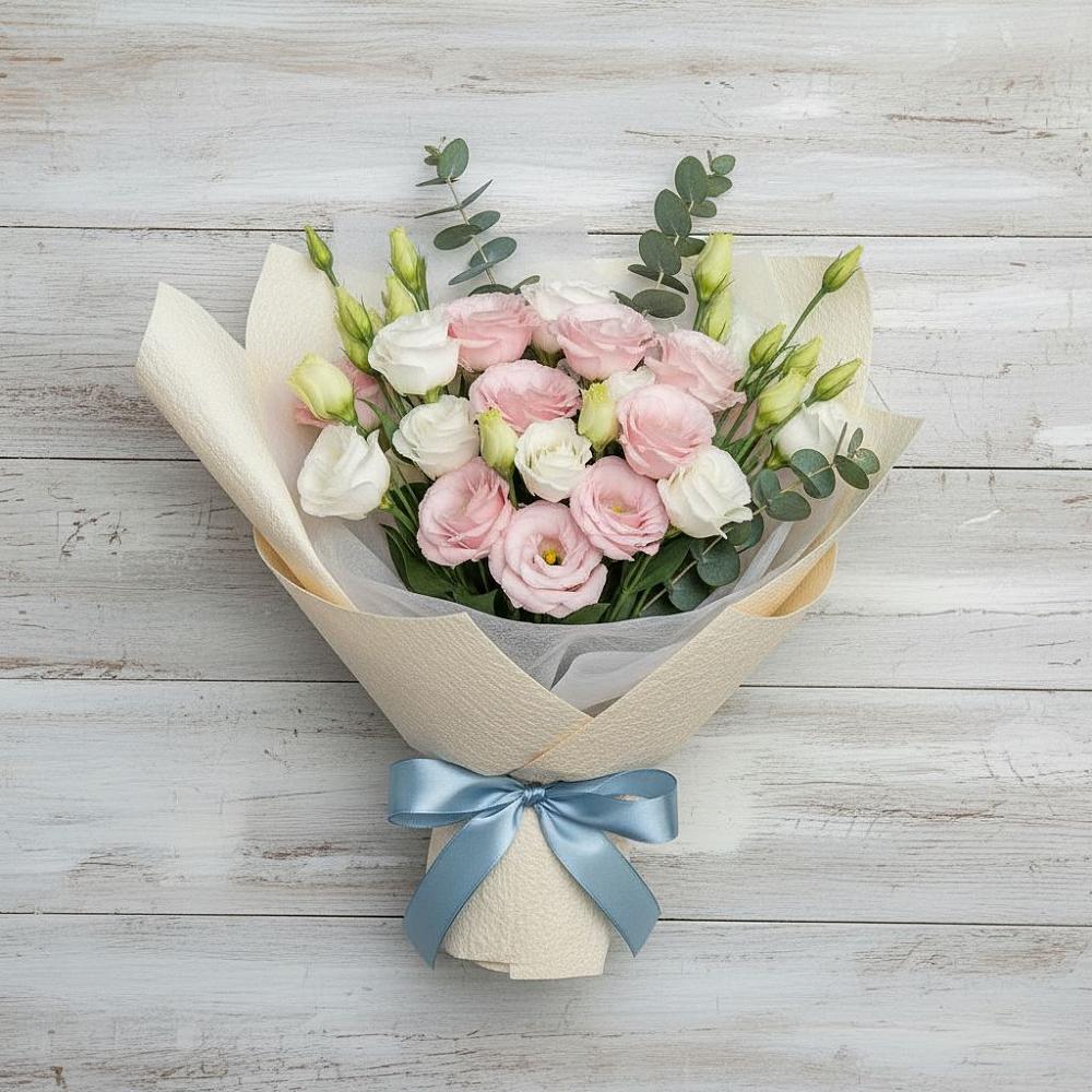 Букет цветов из: Лизиантусы в Зубово Республика Башкортостан